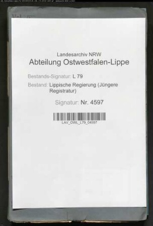 Stipendium der Familien Heistermann und Wippermann, Band 4