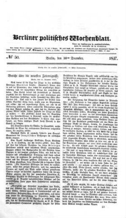 No 50, 16. December 1837