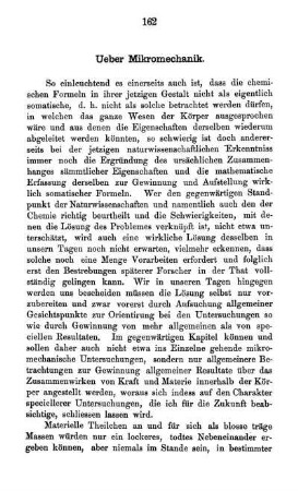 Ueber Mikromechanik.