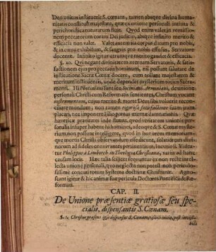 De Sublimitate Variae Unionis In Mysterio SS. Coenae, Disputatio Inauguralis