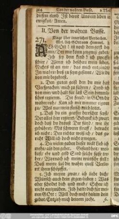 II. Von der wahren Busse.