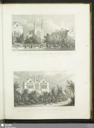Residence Of Gentl. Sir Herbert Taylor, Bart. Regent's Park