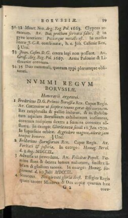 Nummi Regum Borussiae