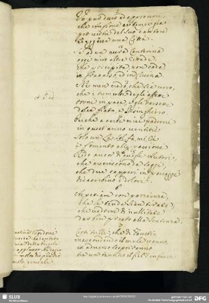 [Faszikel 7: Canzone ohne Titel in 33 nummerierten Quartinen]