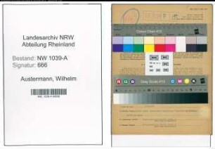 Entnazifizierung Wilhelm Austermann , geb. 23.07.1913 (Steuerinspektor)