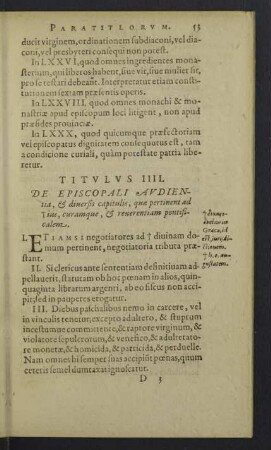 Titulus IIII. - Titulus XIII.