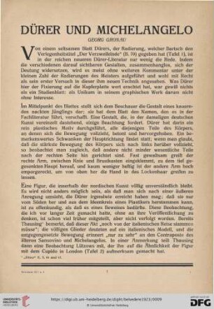 Dürer und Michelangelo