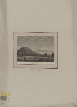 Ansicht vom Windberg bei Freital, Kupferstich, 1799 : Der Windberg / Klengel del. J. A. Darnstedt sc. - [Nürnberg] : [Frauenholz] , [1799]. - 1 Kunstbl. : Kupferst. ; 19 x 13 cm