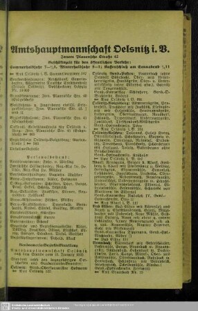 Amtshauptmannschaft Oelsnitz i. V.