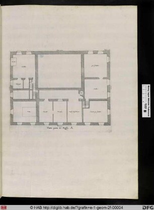 Pianta quarta del Palazzo. A.