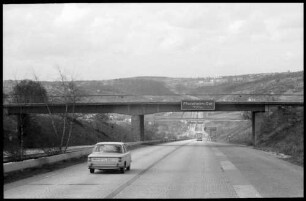 Pforzheim: Ost, Gefällstrecke bei Pforzheim Ost