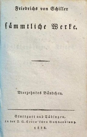 Sämmtliche Werke, 14