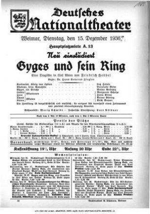 Gyges und sein Ring