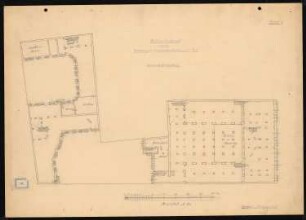 Sanatorium Potsdamer Straße, Berlin-Tiergarten: Grundriss Keller 1:20