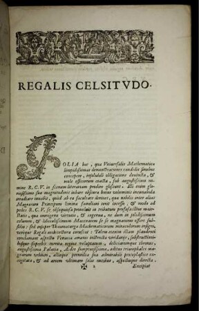 Regalis celsitudo.