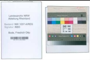 Entnazifizierung Friedrich Otto Bode , geb. 00.00.0000 ()