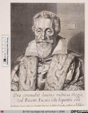 Bildnis Nicolas Brûlart, seigneur de Sillery (1619 marquis)