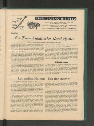 Lebendige Heimat - Tag der Heimat