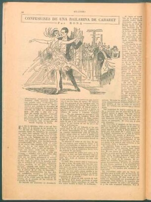 Confessiones de una bailarina de Cabaret
