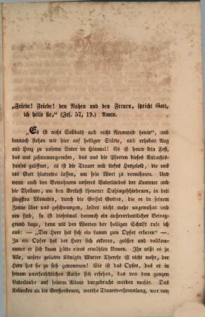 Rede bei dem feierlichen Trauergottesdienste Ihrer Majestät der Höchstseligen Königin Therese von Bayern : in der Synagoge zu Bayreuth gehalten am 15. November 1854
