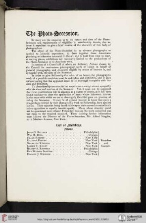 [The Photo-Secession, unsigned text]