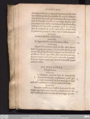 De Dovaires. Chapitre. xij.