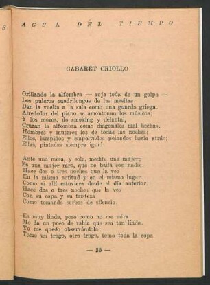 Cabaret criollo
