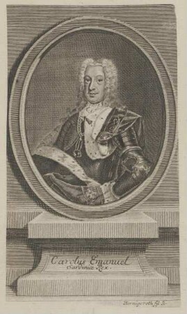 Bildnis des Carolus Emanuel III., Herzog von Savoyen