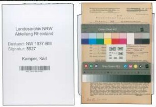 Entnazifizierung Karl Kamper , geb. 24.12.1899 (Sparkassenangestellter)