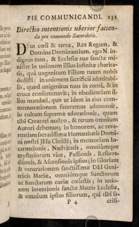 231-241, Directio intentionis uberior facienda pro ...