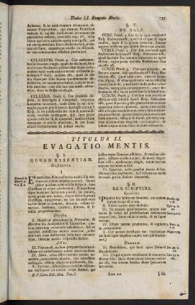 737-742, LI. Evagatio Mentis