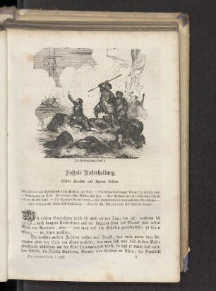 Sechste Unterhaltung. Kleine Freuden und schwere Leiden.
