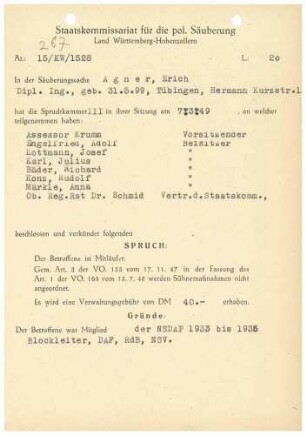 Agner, Erich