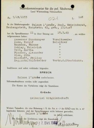 Talmon l'Armée, Paul
