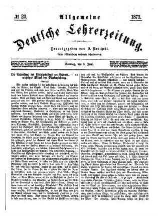 Die Erweckung des Wohlgefallens am Schönen, - ein wichtiges Mittel der Schulerziehung : Schluß