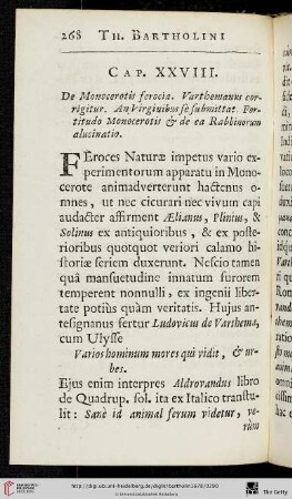 Cap. XXVIII. Monocerotis Proprietates