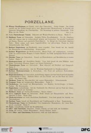 Porzellane (Nr.570-695)