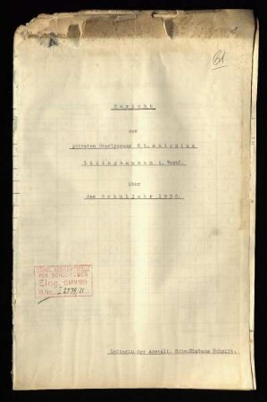 1930/31: Bericht des Privaten Oberlyzeums St. Antonius Lüdinghausen i. Westf. über das Schuljahr ... - 1930/31