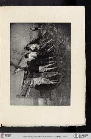[Robert Demachy, III. L’Effort, halftone reproduction from gum print]