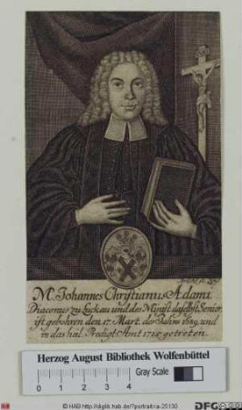 Bildnis Johann Christian Adami d. J.