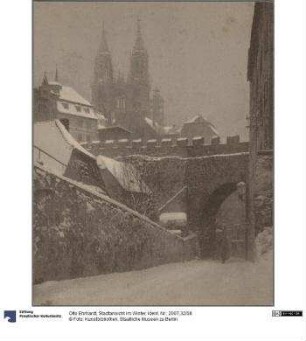 Stadtansicht im Winter