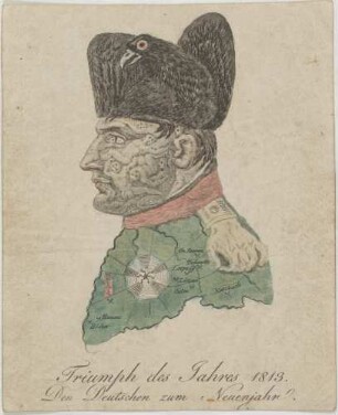 Triumph des Jahres 1813./ Den Deutschen zum Neujahr.