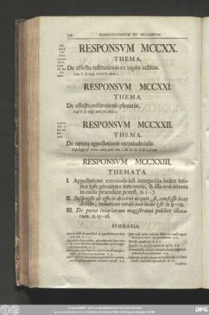 [Titulus XXIII. De sententiam passis & restitutis.]