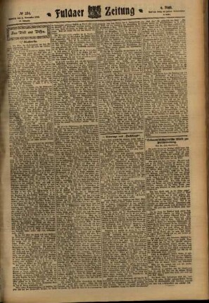Vierte Ausgabe vom Samstag, den 05. November 1910.