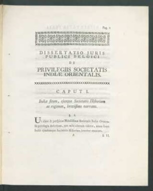 Caput I. Indiae situm, ejusque societatis historiam ac regimen, brevissime narrans