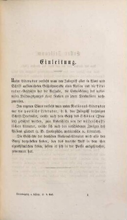 Geschichte der deutschen Literatur : für das weibliche Geschlecht, besonders für höhere Töchterschulen, Erster Theil. Von der frühesten Zeit bis auf Goethe