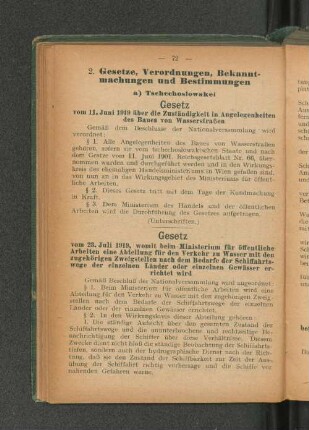 Gesetz