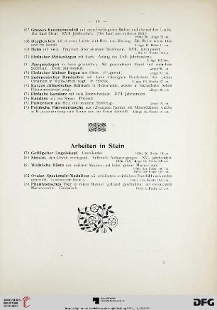 Arbeiten in Stein (179-183)