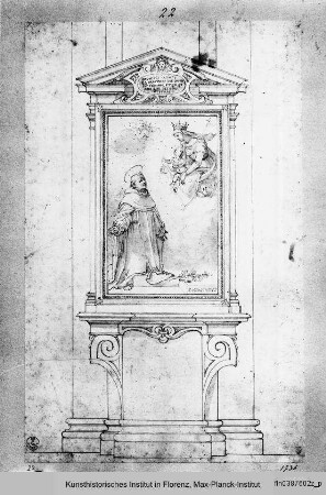 Entwurf für ein Tabernakel in Santa Maria Novella: San Giacinto