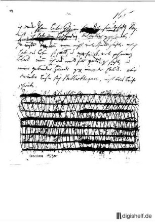 14: Brief von Karl Abraham Freiherr von Zedlitz an Johann Wilhelm Ludwig Gleim